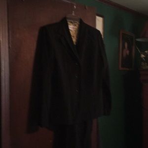 Black jacket and pants